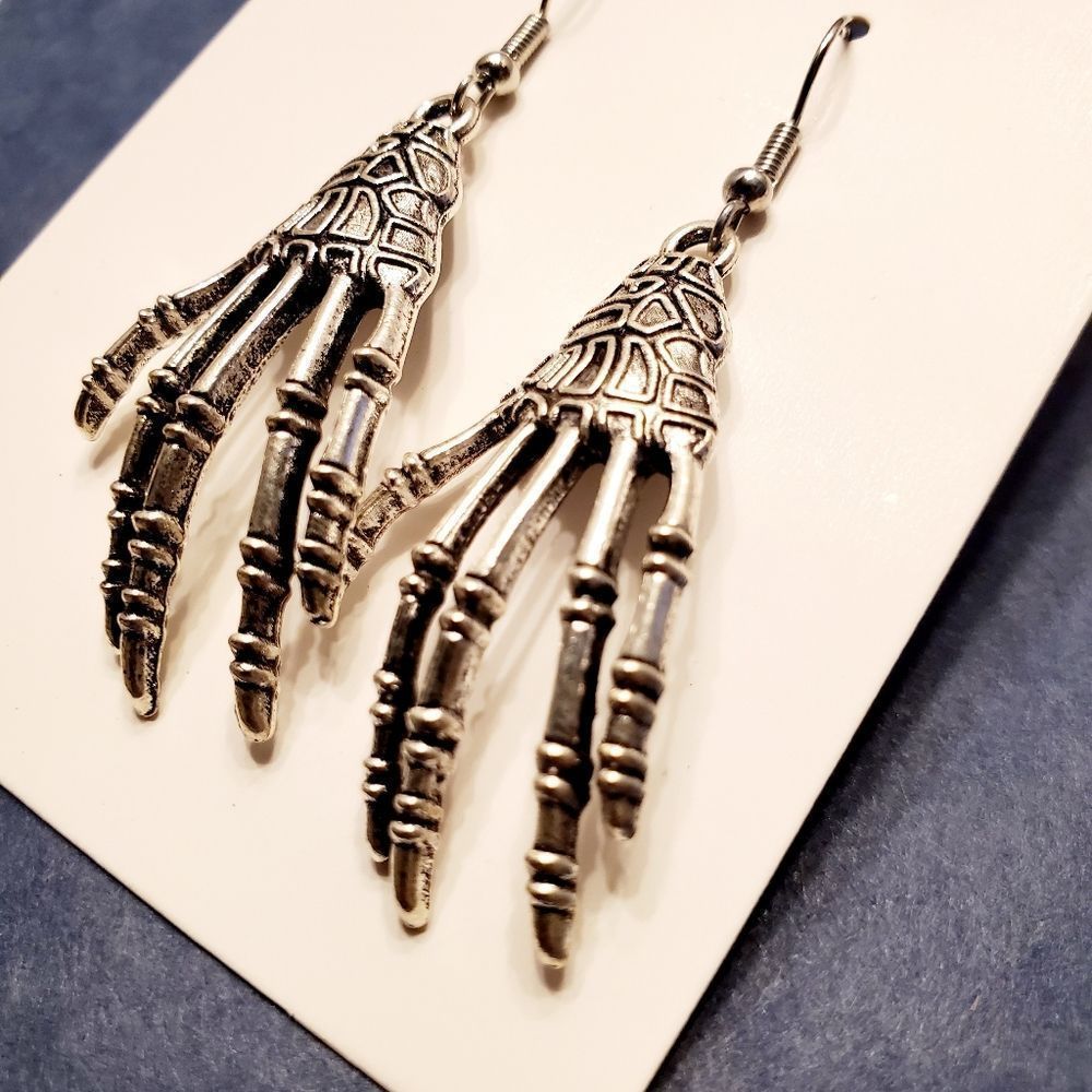 Skeleton Hands Halloween Earrings